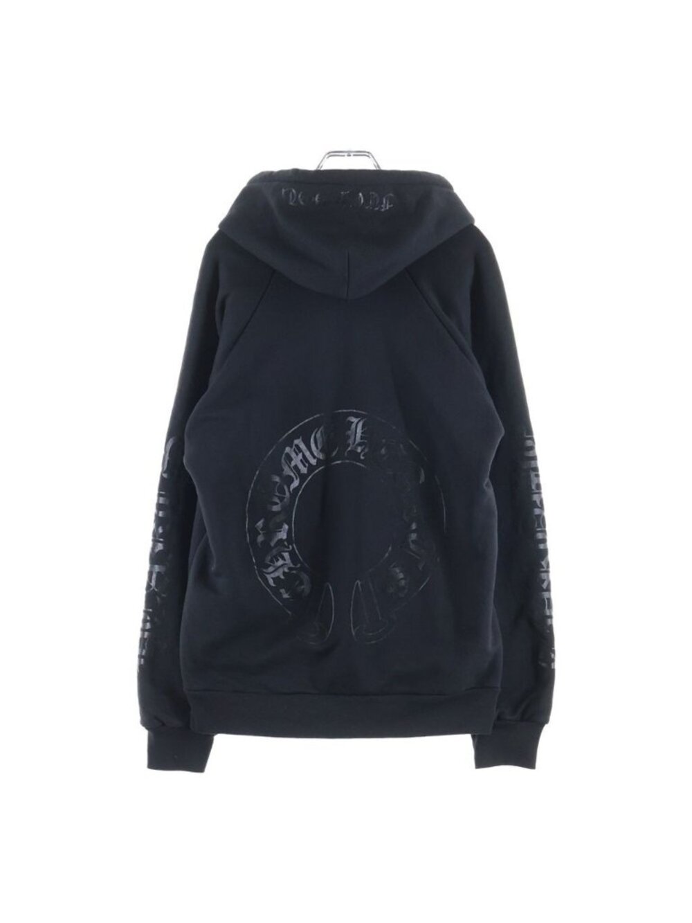 Chrome Hearts Vintage Camber Sleeve Logo Back Horseshoe Lining Thermal Pullover